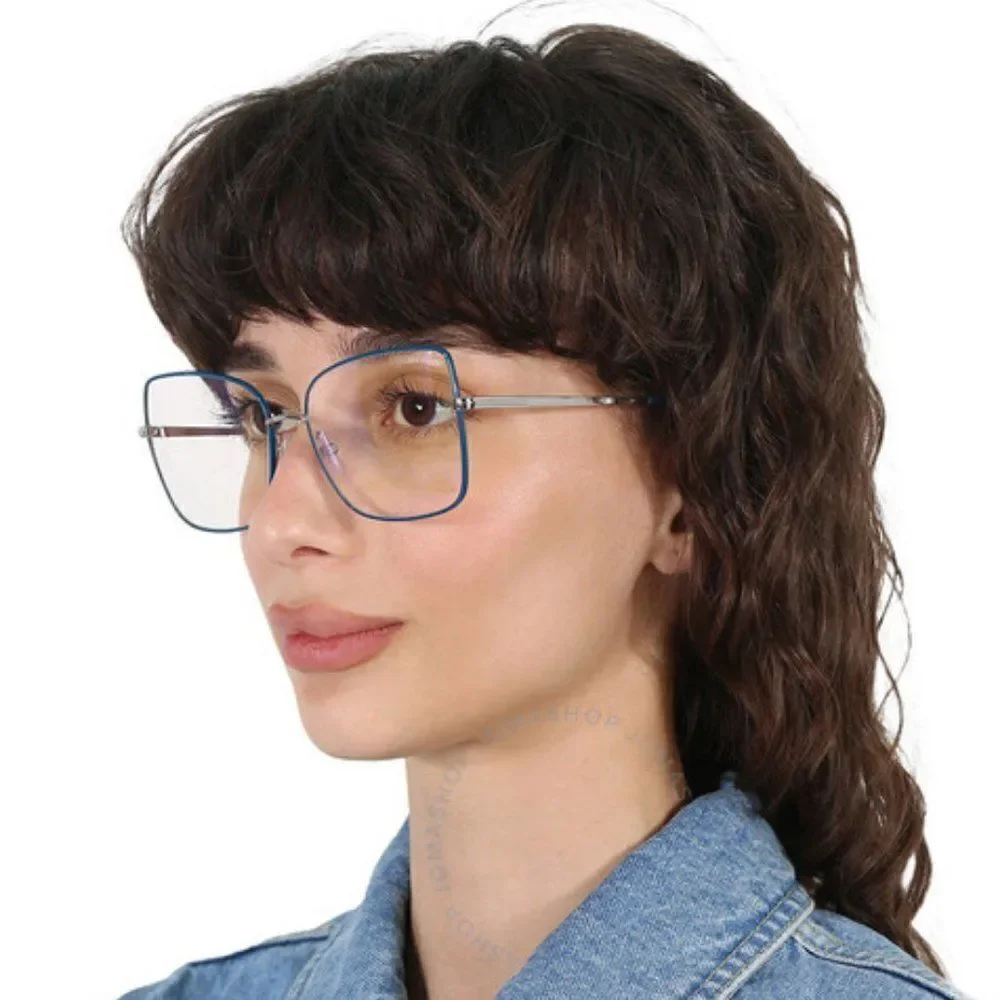 SALE! NEW TOM FORD FT5613-B 098 Butterfly Blue Block Metal Women Eyeglasses